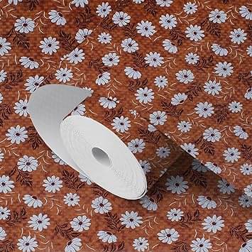     			Kitchen Drawer/Cabinet Shelf Mat|Flower Design with PVC Material|Adjustable Size 5 MTR Roll
