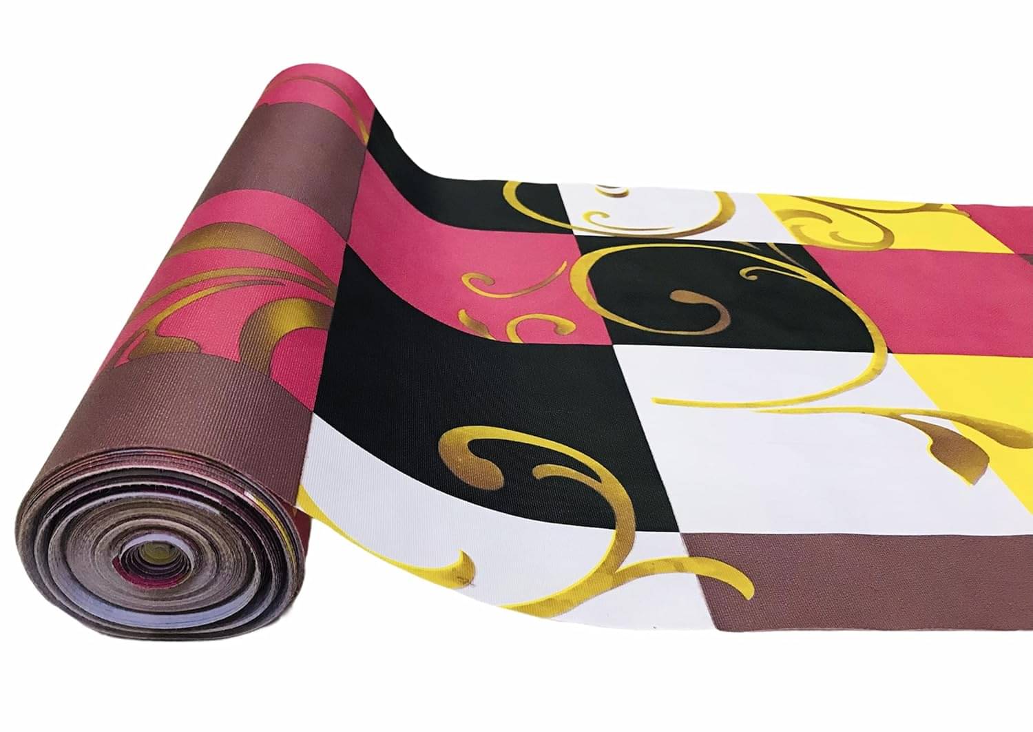 Kitchen Drawer/Cabinet Shelf Mat|Flower Design with PVC Material|Adjustable Size 5 MTR Roll Kitchen Drawer/Cabinet Shelf Mat|Flower Design with PVC Material|Adjustable Size 5 MTR Roll