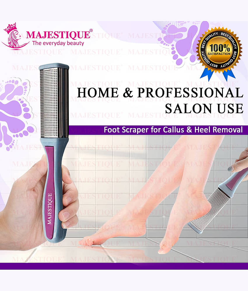 Majestique Foot File Callus Remover Scrubber for Feet Dead Skin Removal Leg Cleaning - Pack of 1