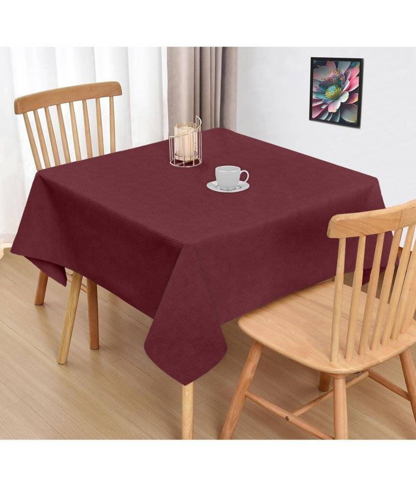 Oasis Hometex Printed Cotton 2 Seater Square Table Cover ( 102 x 102 ) cm Pack of 1 Purple Oasis Hometex Printed Cotton 2 Seater Square Table Cover ( 102 x 102 ) cm Pack of 1 Purple