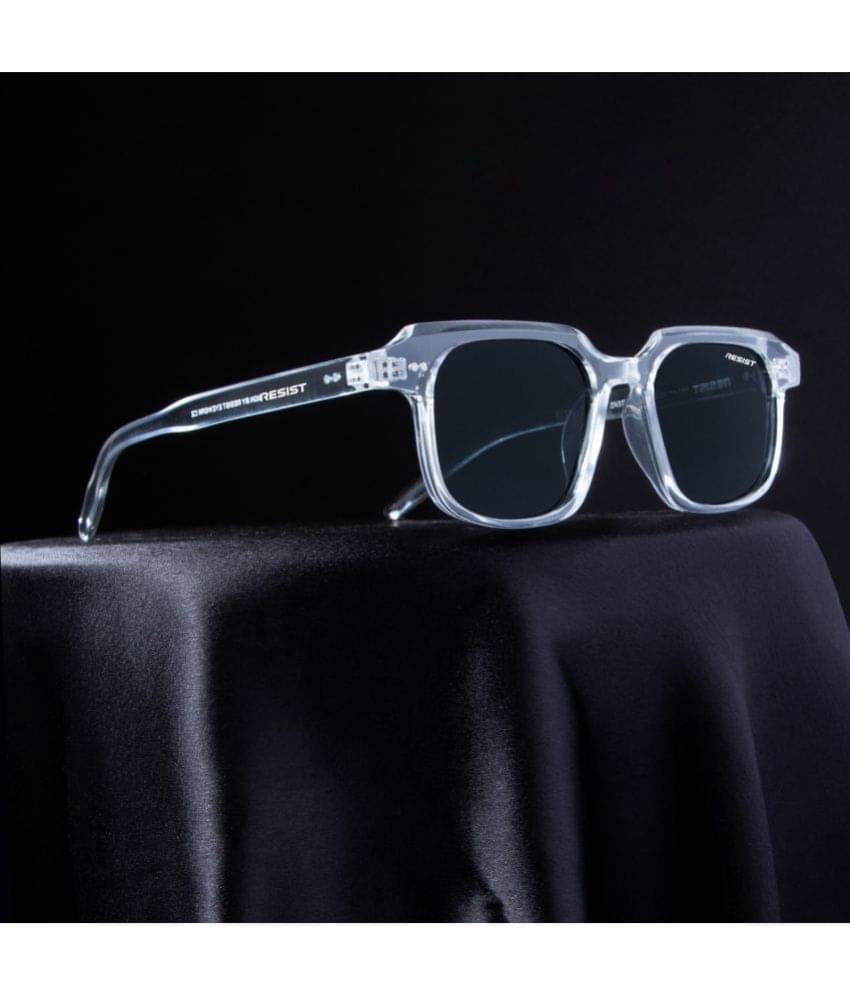    			RESIST EYEWEAR White Square Sunglasses ( Pack of 1 )