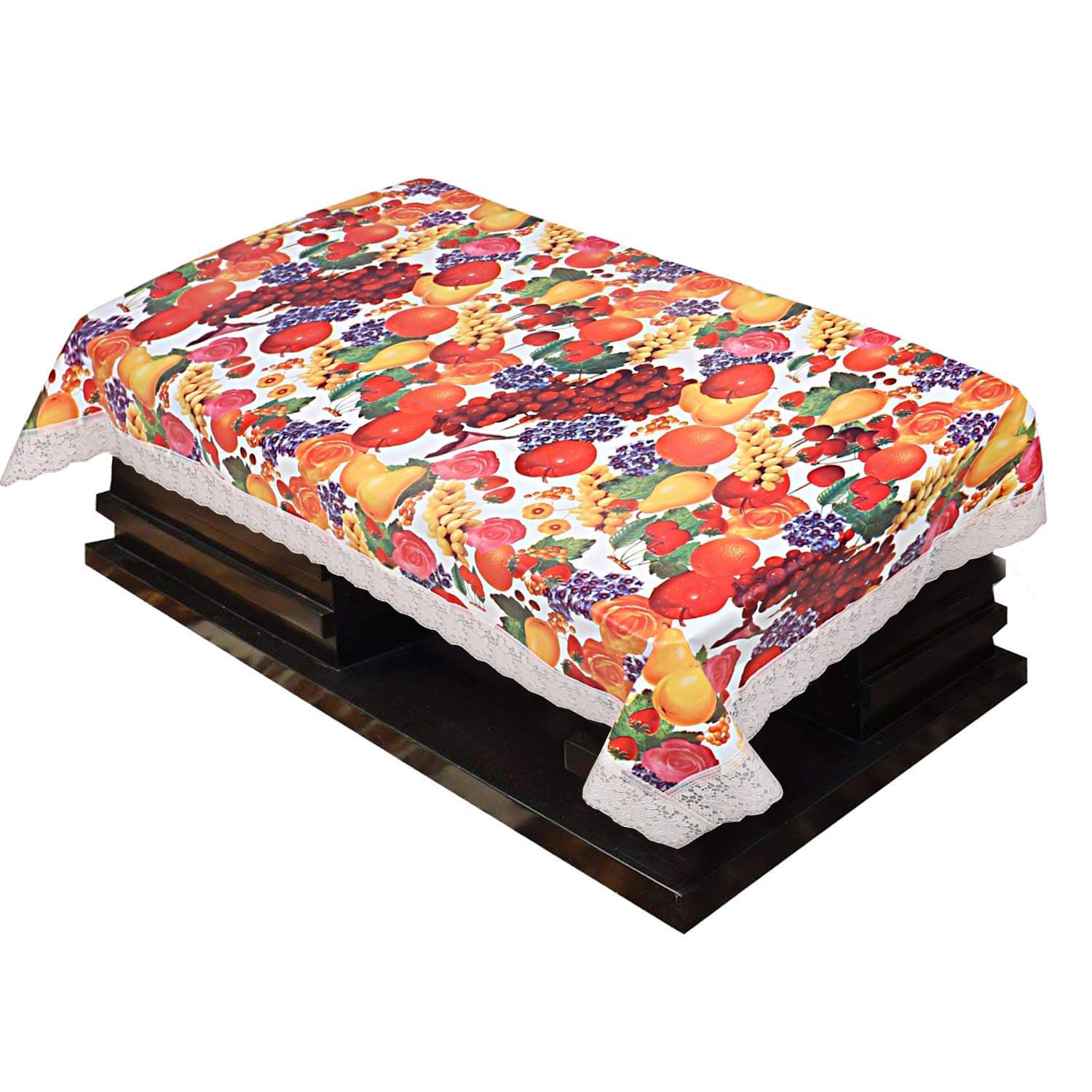 Revexo Printed PVC 4 Seater Rectangle Table Cover ( 60 x 40 ) cm Pack of 1 Multi Revexo Printed PVC 4 Seater Rectangle Table Cover ( 60 x 40 ) cm Pack of 1 Multi