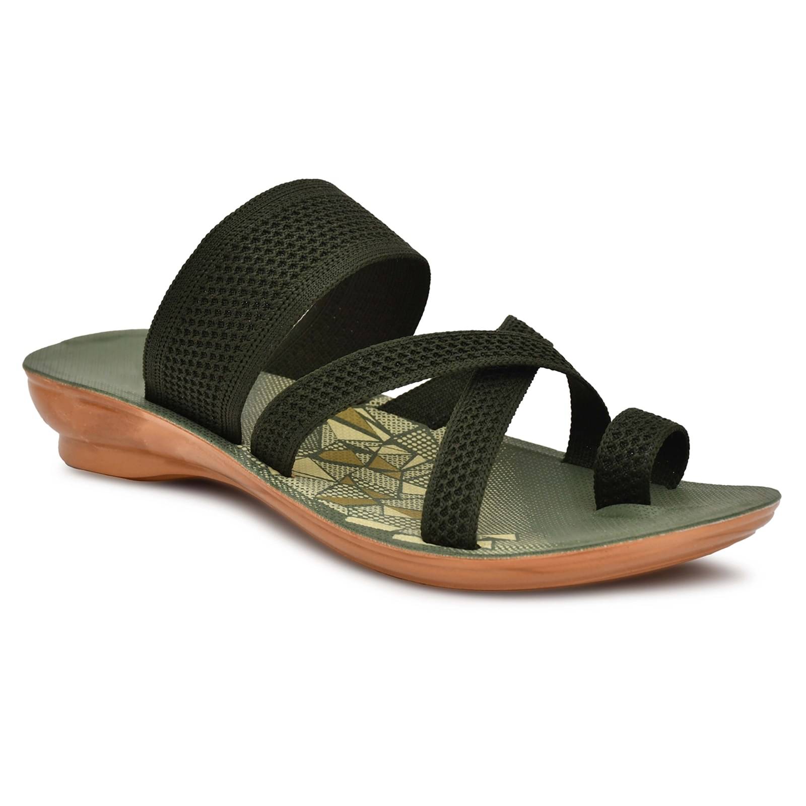 T-Rock Olive Women's Slipper T-Rock Olive Women's Slipper
