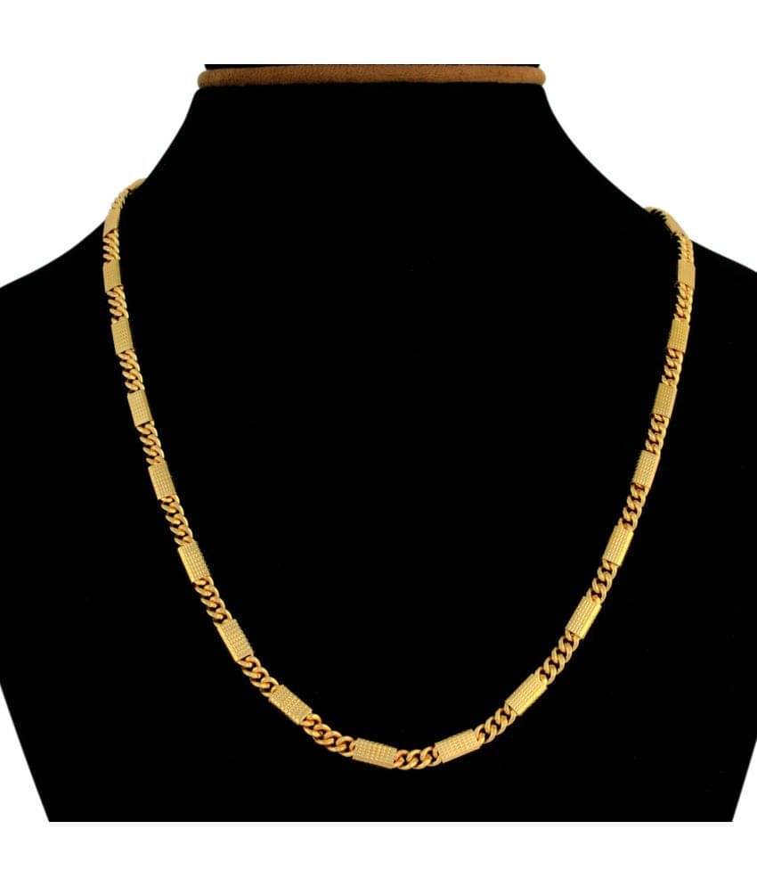     			Thrillz Gold Plated Brass Chain ( Pack of 1 )