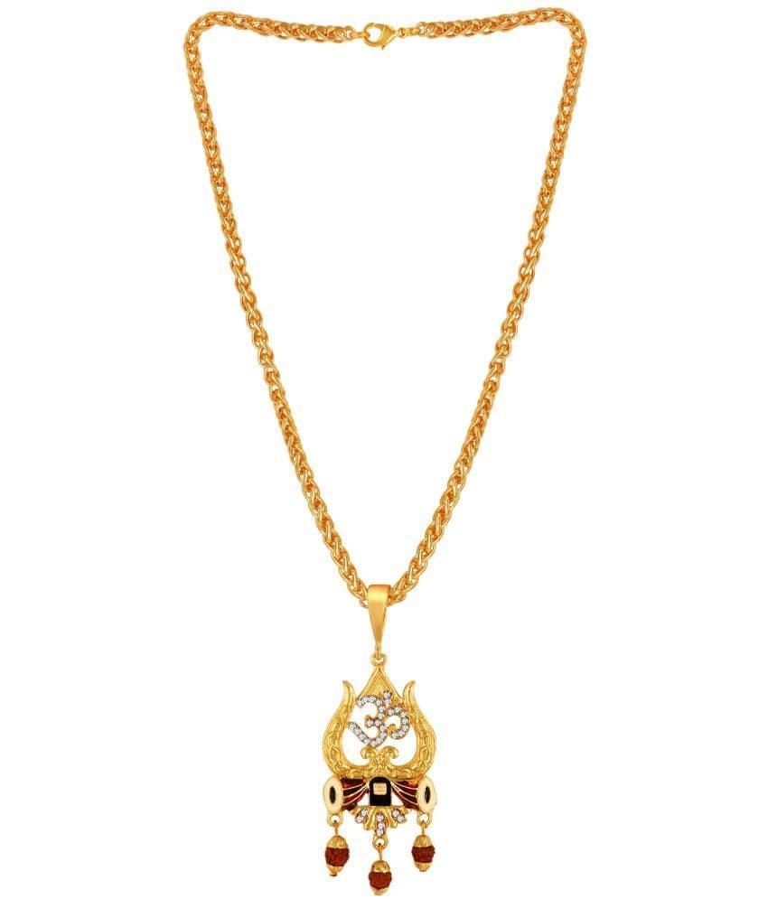     			Thrillz Gold Plated Chain ( Set of 1 )