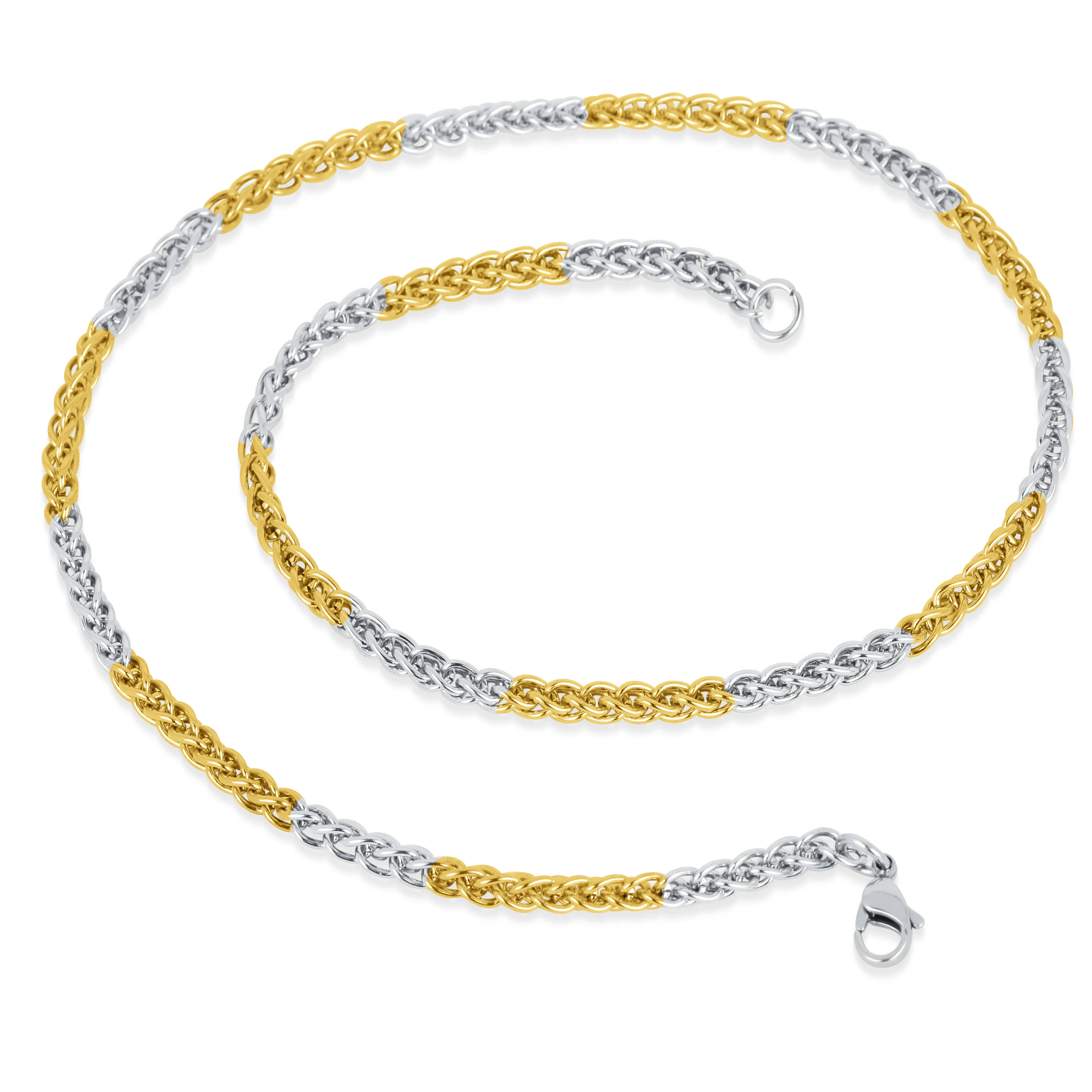 Thrillz Silver Plated Stainless Steel Chain ( Pack of 1 )
