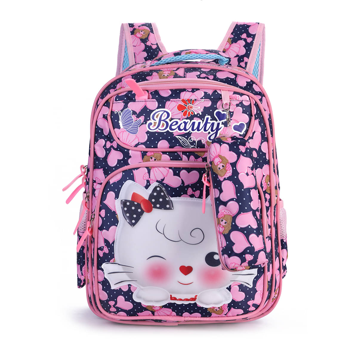 Tinytot Blue Polyester Backpack For Kids Tinytot Blue Polyester Backpack For Kids