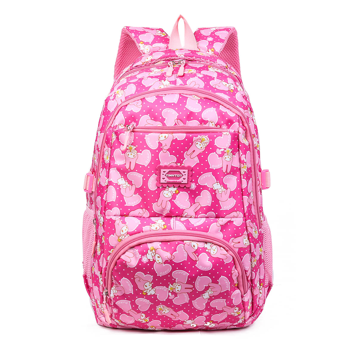 Tinytot Pink Polyester Backpack For Kids Tinytot Pink Polyester Backpack For Kids