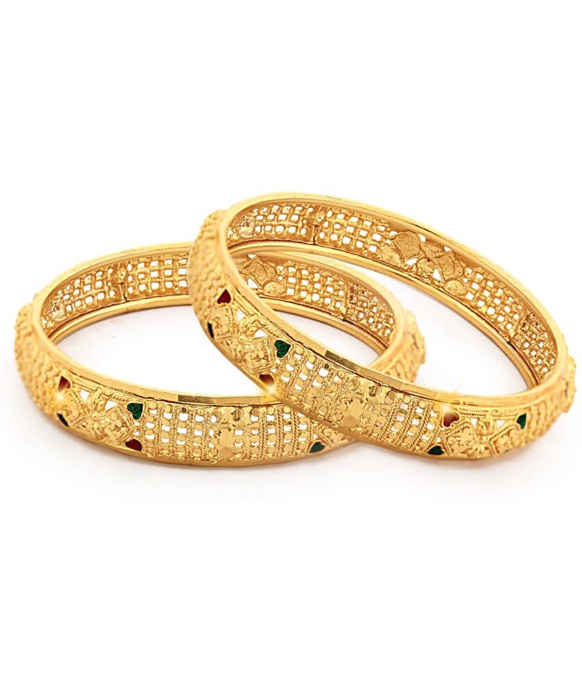 VIVASTRI Gold Bangle ( Pack of 1 )