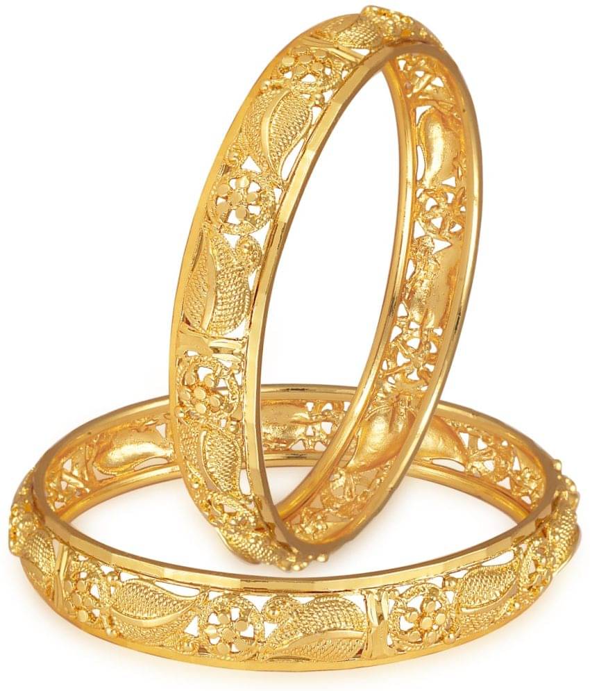 VIVASTRI Gold Bangle ( Pack of 1 ) VIVASTRI Gold Bangle ( Pack of 1 )