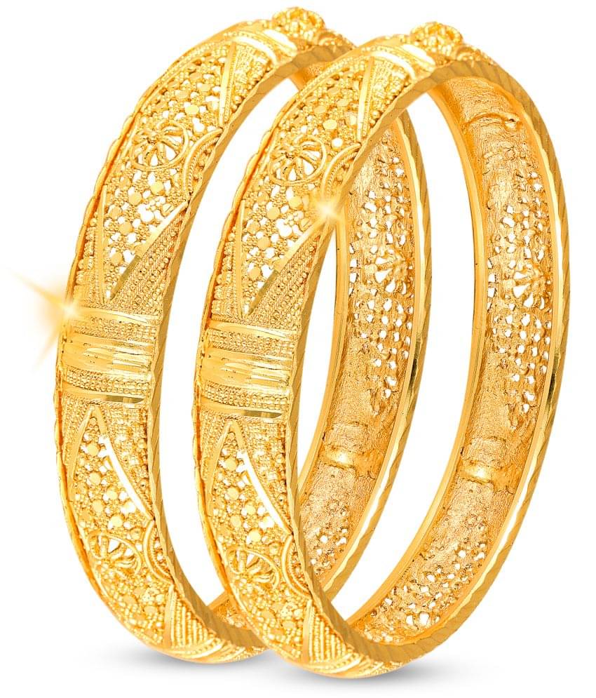 VIVASTRI Gold Bangle ( Pack of 1 ) VIVASTRI Gold Bangle ( Pack of 1 )