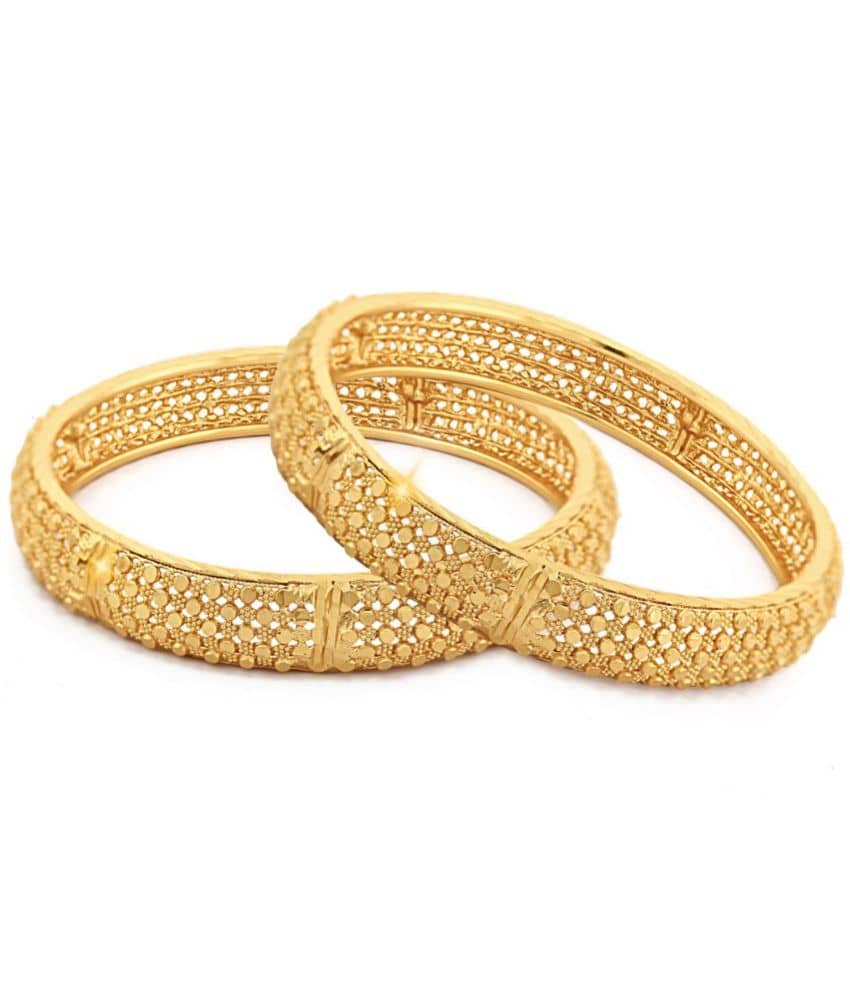VIVASTRI Gold Bangle ( Pack of 1 )
