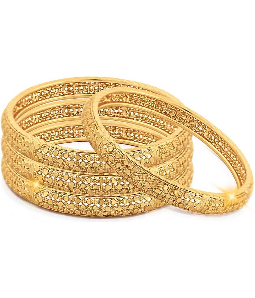 VIVASTRI Gold Bangle Set ( Pack of 1 ) - Bangles & Bracelets | Buy online on ZillyBuy