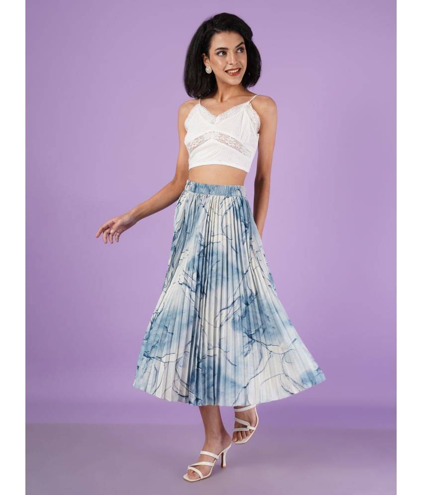 ZWERLON Pink Crepe Women's A-Line Skirt ( Pack of 1 ) ZWERLON Pink Crepe Women's A-Line Skirt ( Pack of 1 )