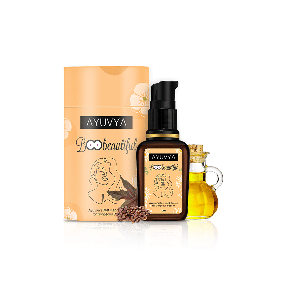 Ayuvya Boobeautiful Massage Oil for Women, Natural Herbal, No Paraben & Chemical 50ml (Pack of 1)