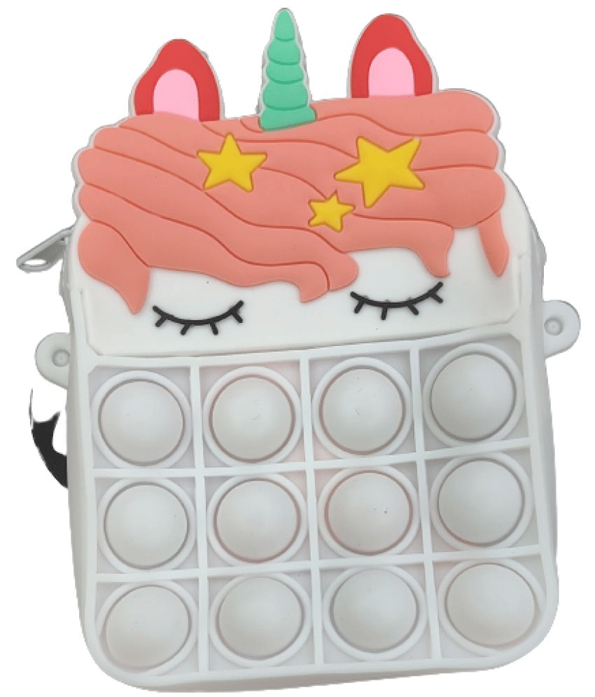    			flipclips White Messenger Bag