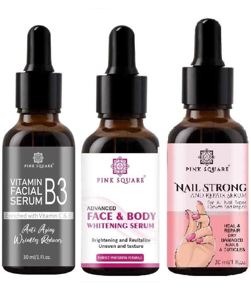     			pink square Face Serum Vitamin C Skin Toning For All Skin Type ( Pack of 3 )