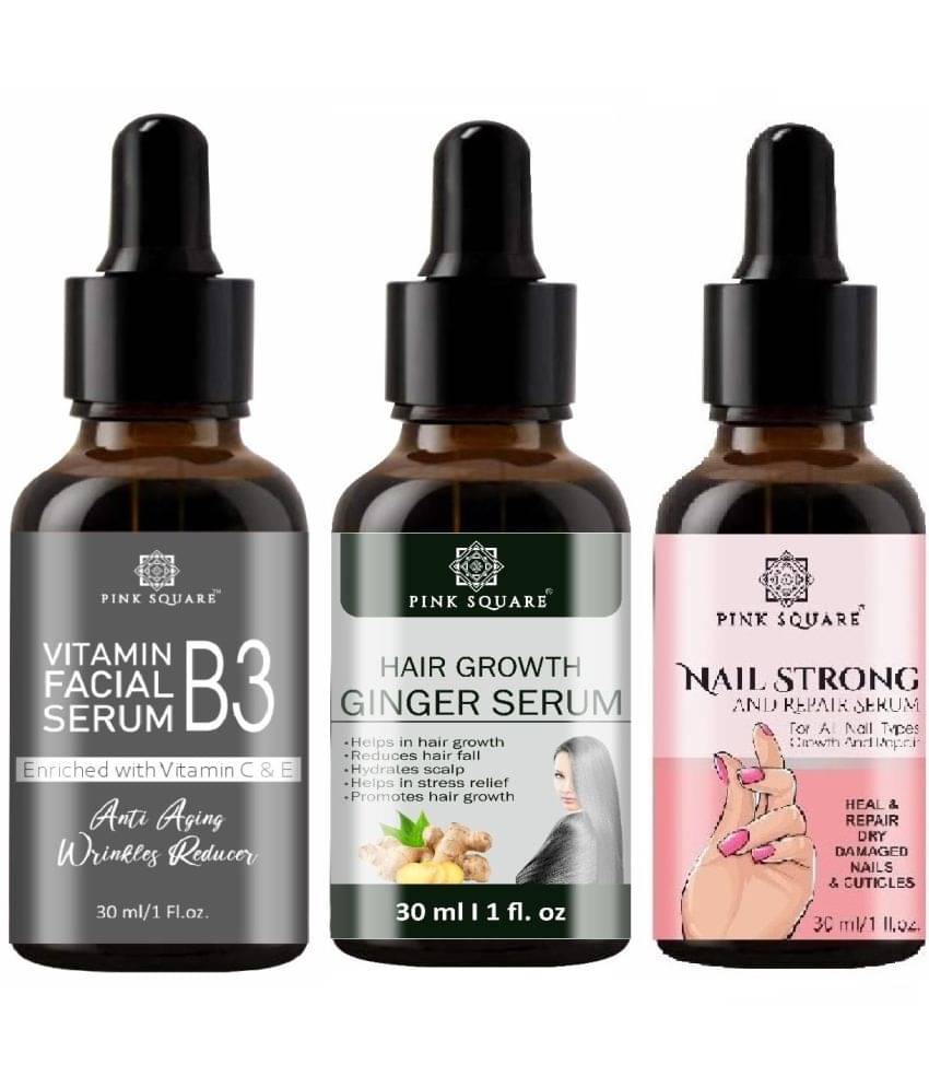 pink square Face Serum Vitamin A Skin Toning For All Skin Type ( Pack of 3 ) pink square Face Serum Vitamin A Skin Toning For All Skin Type ( Pack of 3 )