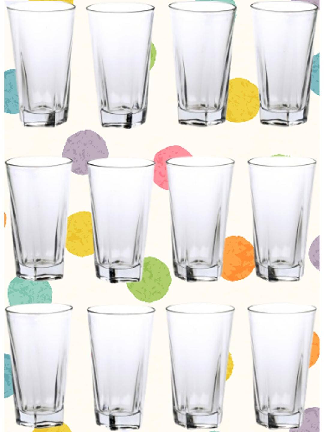     			AFAST Drinking Glass Glass Glasses Set 100 ml ( Pack of 12 )