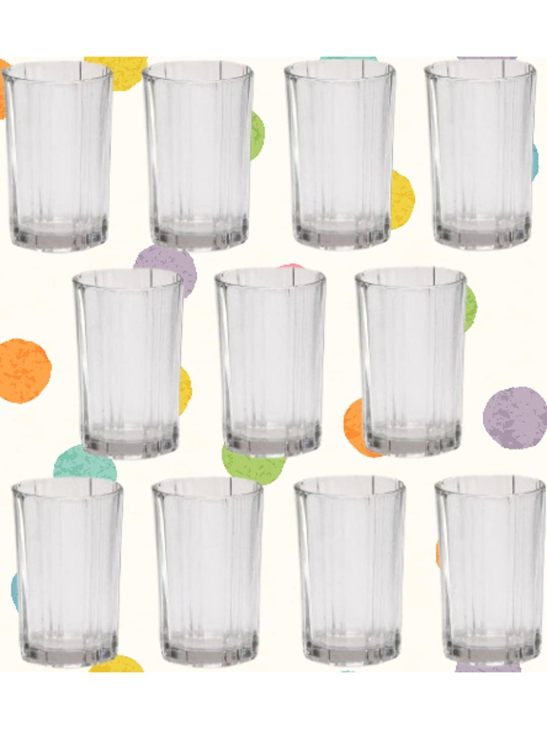     			AFAST Drinking Glass Glass Glasses Set 200 ml ( Pack of 11 )