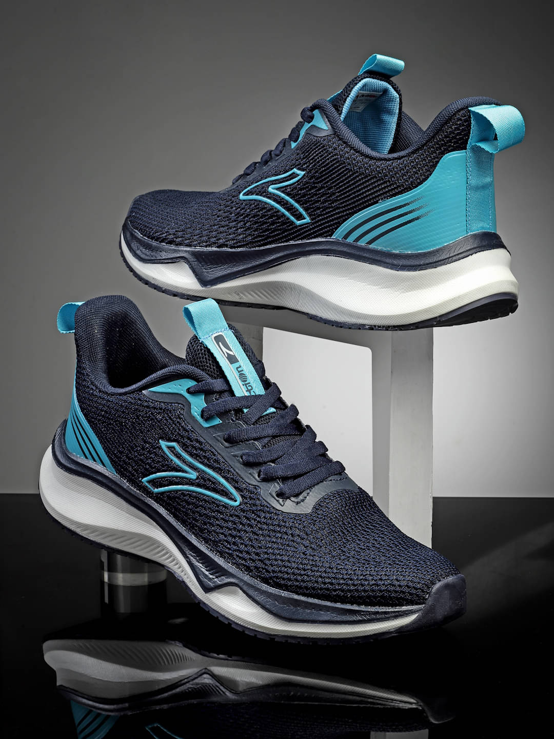     			Action Navy Men's Sports Running Shoes