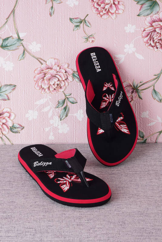     			BELIZZA Red Women's Slipper