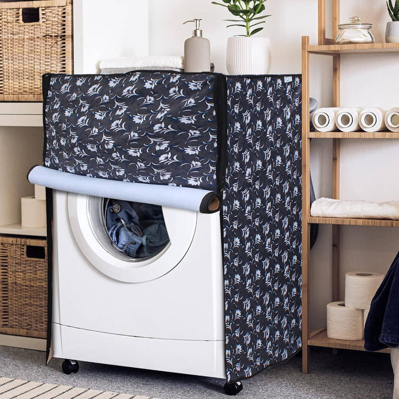 CASA FURNISHING Front Load Washing Machine Cover Compatiable For 7 kg - Grey     			CASA FURNISHING Front Load Washing Machine Cover Compatiable For 7 kg - Grey