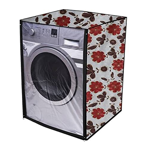 CASA FURNISHING Front Load Washing Machine Cover Compatiable For 7 kg - White CASA FURNISHING Front Load Washing Machine Cover Compatiable For 7 kg - White