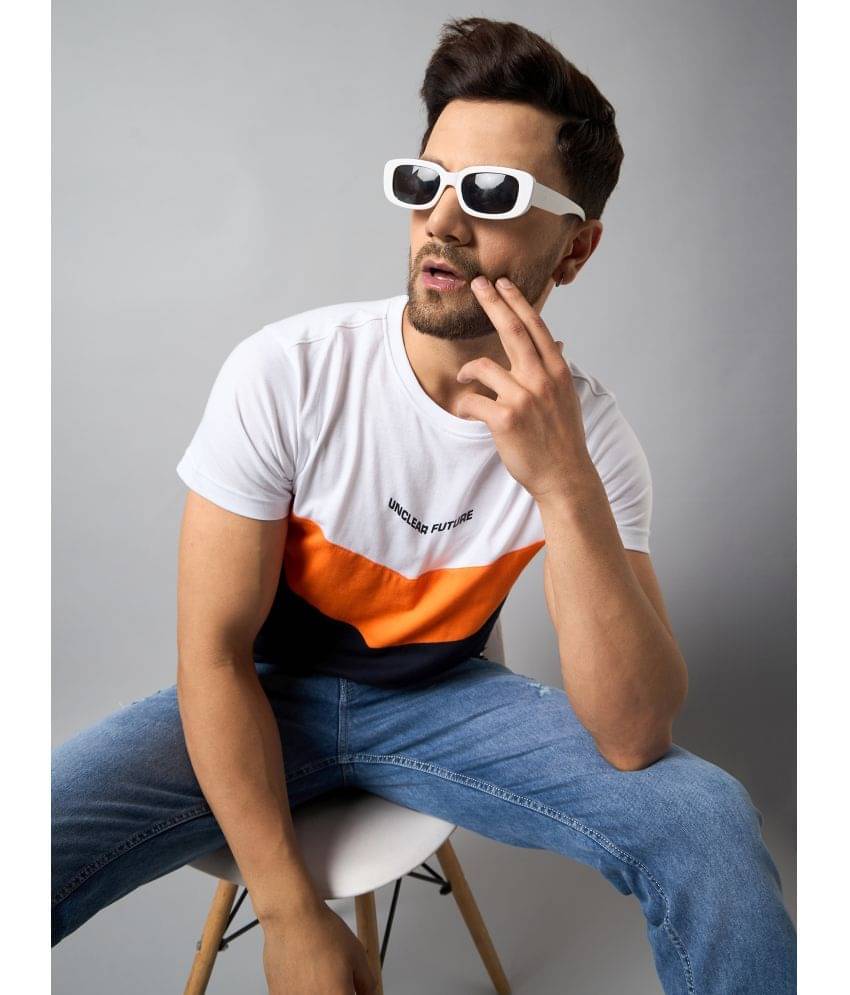     			Club York Pack of 1 Cotton Blend Regular Fit Men's T-Shirt ( White )