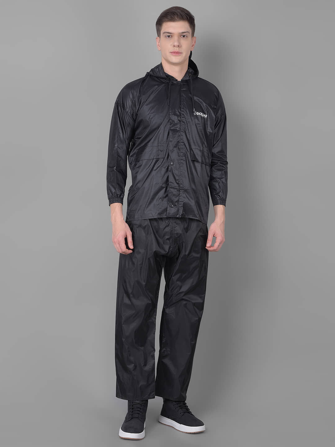 Dollar Black Polyester Men's Rain Suit ( Pack of 1 )