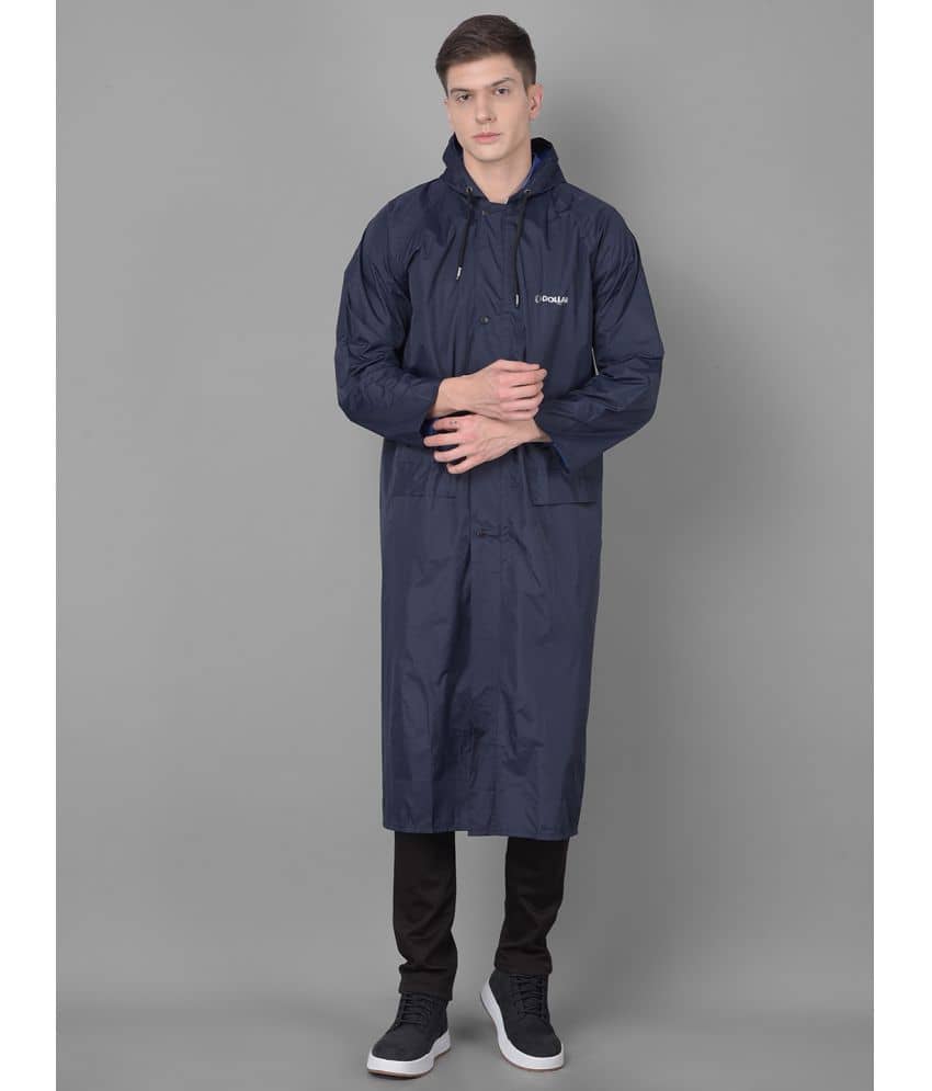 Dollar Blue Polyester Men's Raincoat ( Pack of 1 )