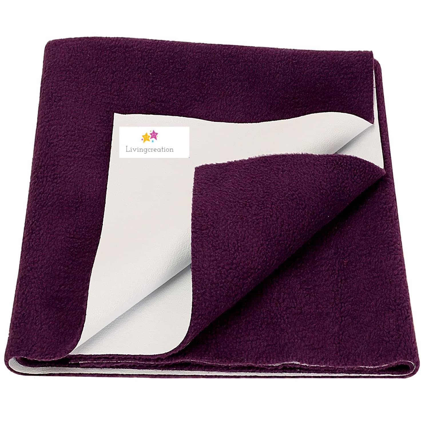 LIVINGCREATIONS Grey Poly Fiber Bed Protector Sheet ( Pack of 1 )