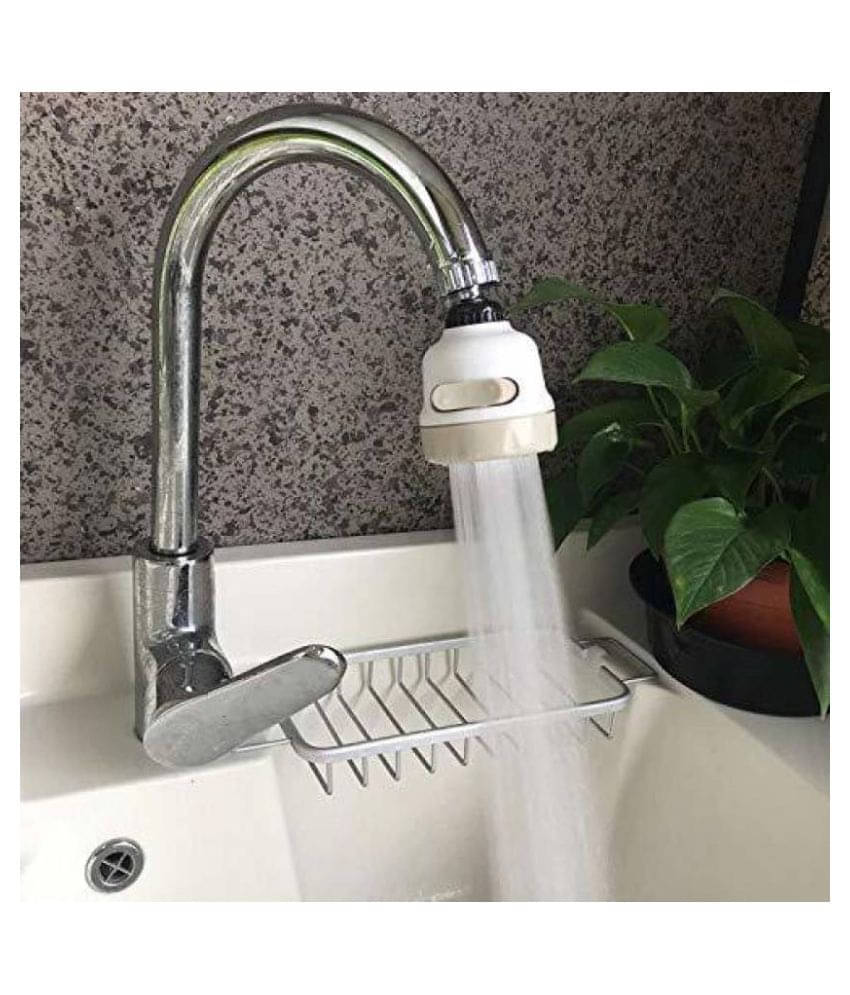     			Magnique 360 Degree Rotating ABS Silicone and Stainless Steel Sprinkler Tap Faucet