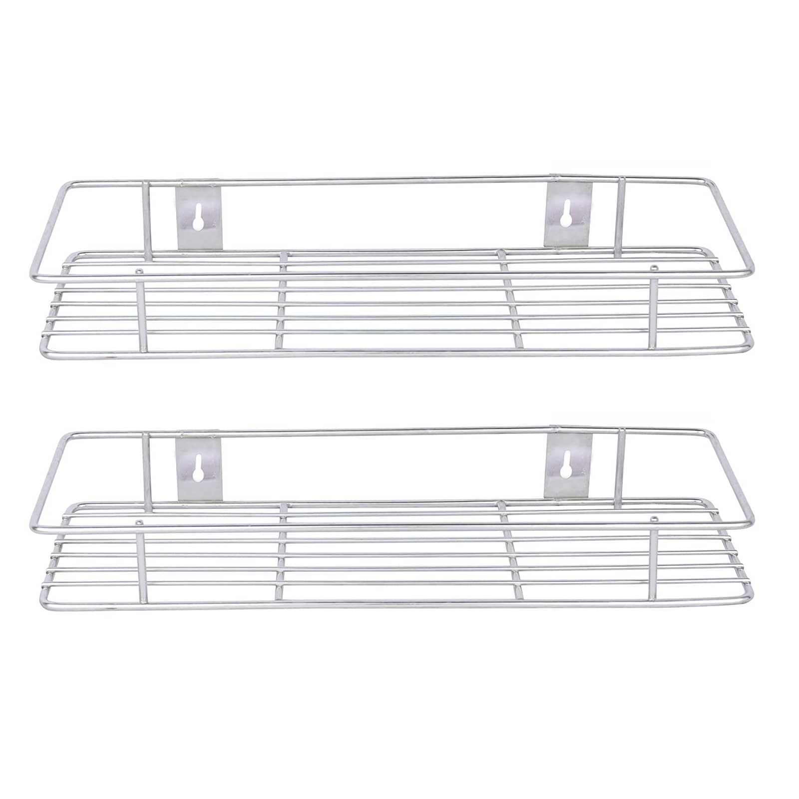 OC9 Silver Stainless Steel Wall mount Stand ( Pack of 2 )
