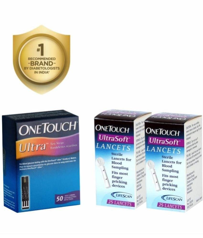    			OneTouch Ultra Test Strips | Pack of 50 Strips with 50 OneTouch UltraSoft Lancets