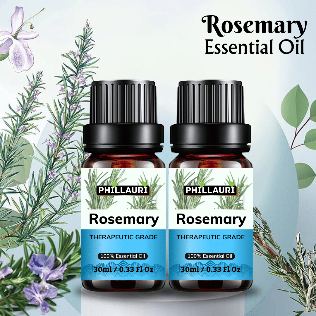 Phillauri Rosemary Others Essential Oil Floral With Dropper 60 mL ( Pack of 2 ) Phillauri Rosemary Others Essential Oil Floral With Dropper 60 mL ( Pack of 2 )
