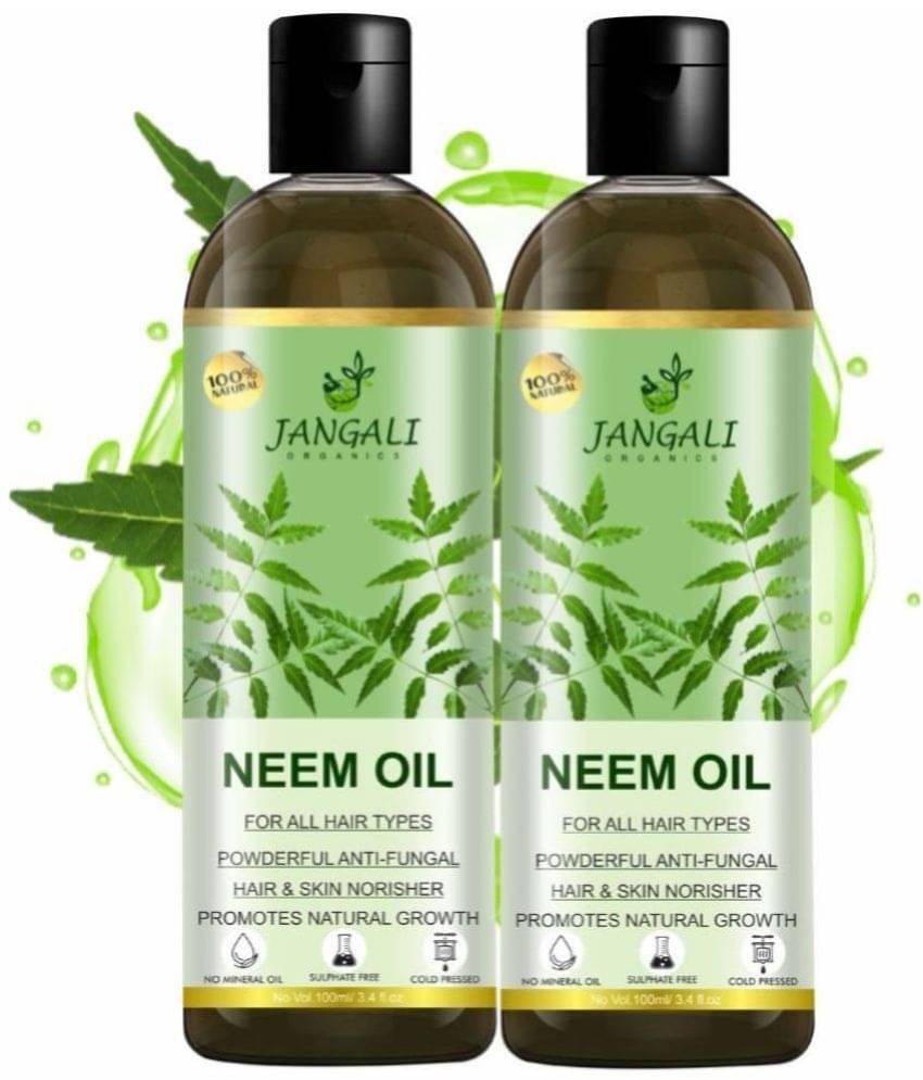    			PURE Jangali ORGANICS Neem Oil for Hair & Skin Hair Oil (200 ml)