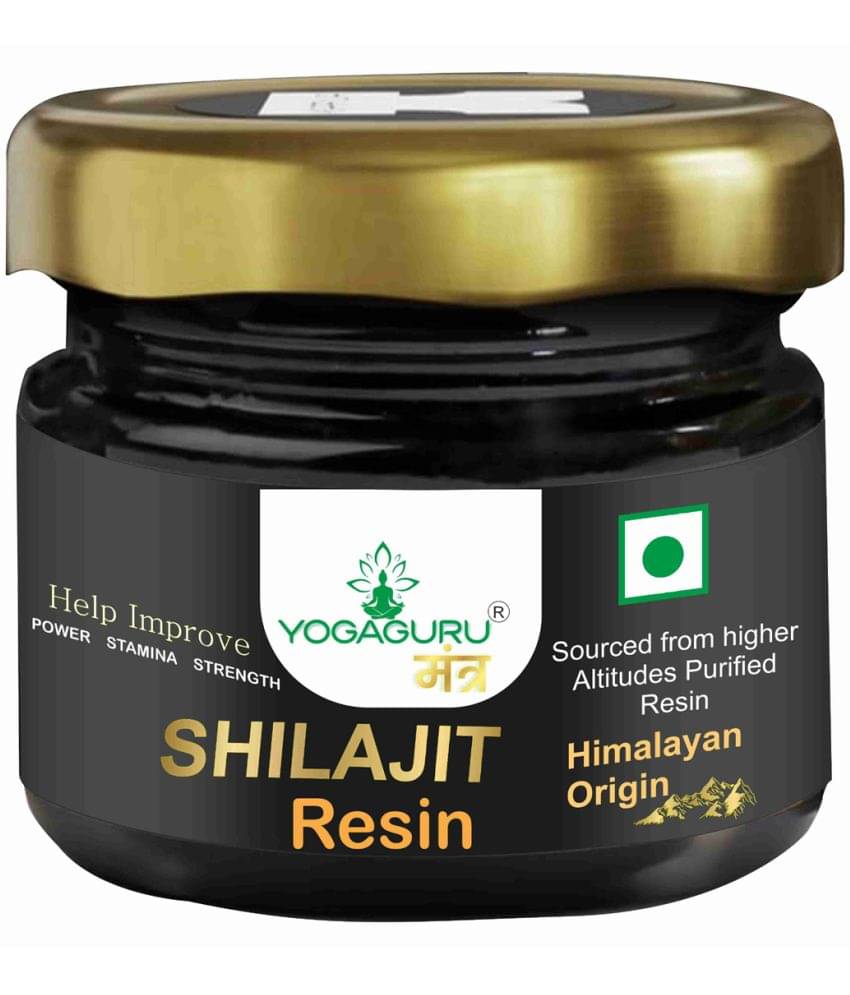     			YOGAGURU MANTR Shilajit Resin|Rich in Fulvic Acid|For Strength, Power & Stamina (20g)