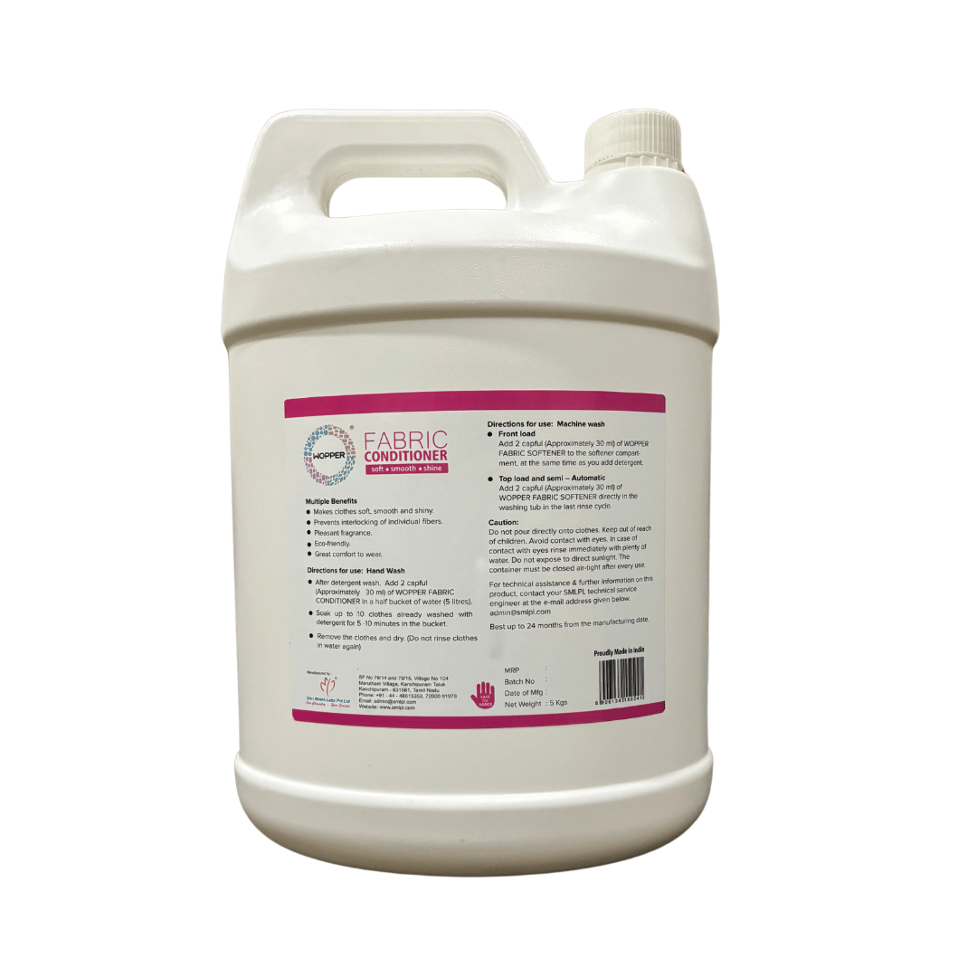     			WOPPER Wopper Eco Friendly Fabric Softener Liquid Rose 5 L