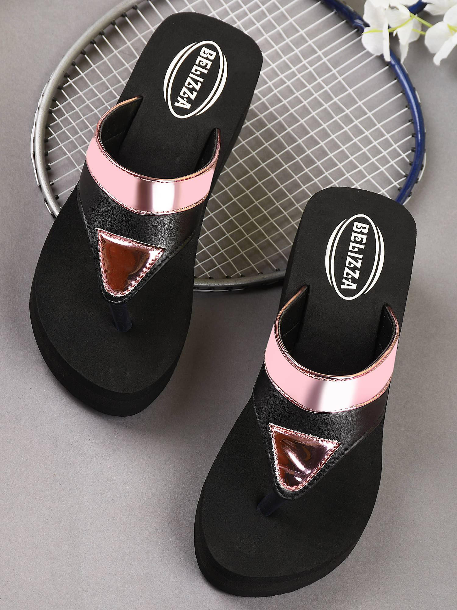 BELIZZA Rust Women's Thong Flip Flop     			BELIZZA Rust Women's Thong Flip Flop
