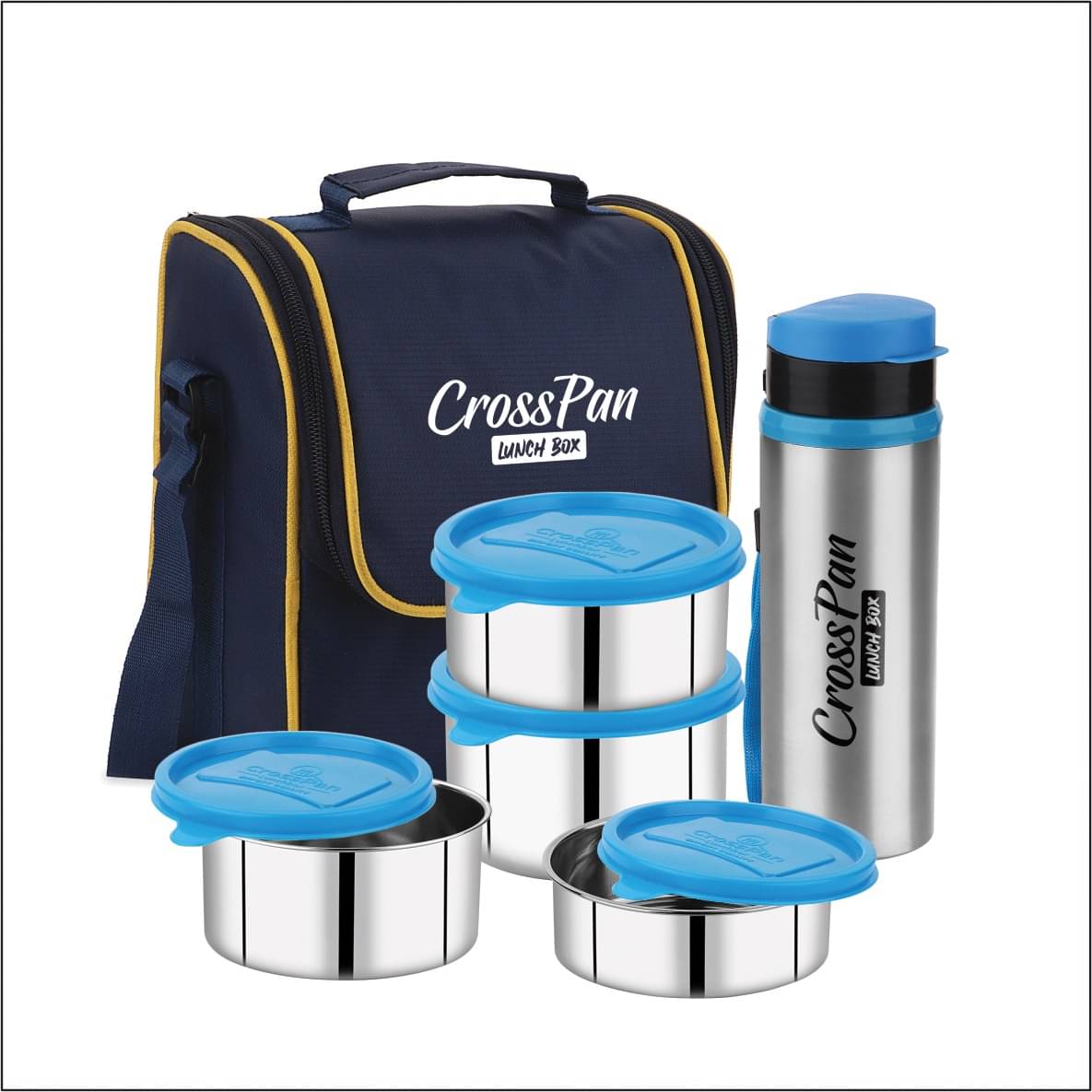 CrossPan SIGNATURE LUNCH BOX Stainless Steel Lunch Box 1 - Container ( Pack of 1 ) CrossPan SIGNATURE LUNCH BOX Stainless Steel Lunch Box 1 - Container ( Pack of 1 )