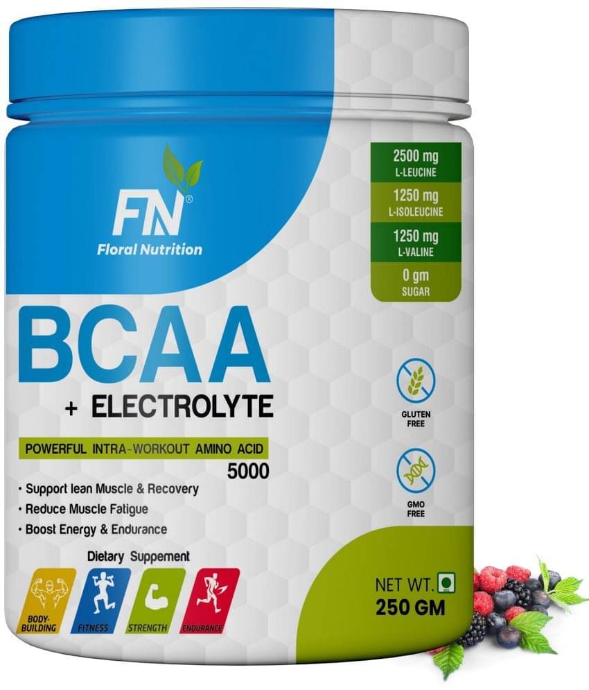 Floral Nutrition BCAA 2:1:1 intra workout supplement 250 gm Floral Nutrition BCAA 2:1:1 intra workout supplement 250 gm