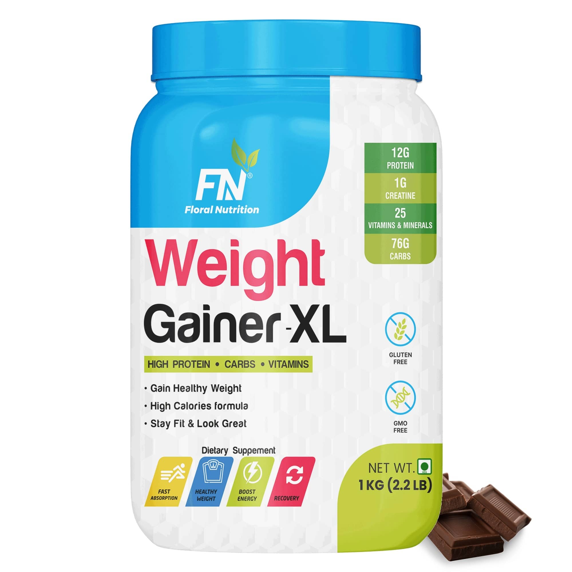 Floral Nutrition Rich Chocolate Weight Gainer ( Pack of 1 )