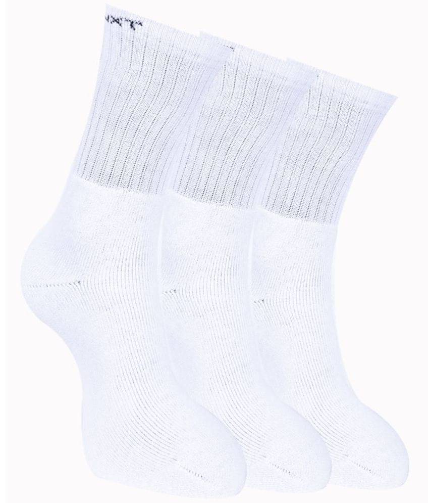     			Force NXT Cotton Blend Men's Solid Multicolor Mid Length Socks ( Pack of 3 )