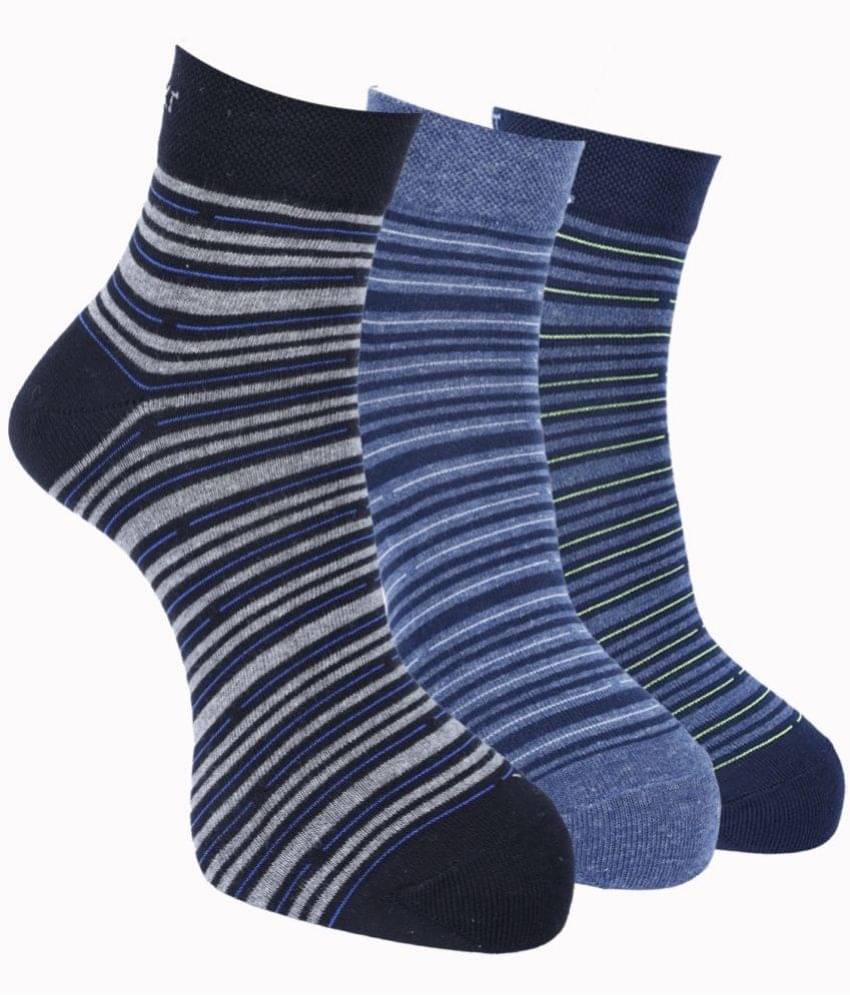 Force NXT Cotton Blend Men's Striped Multicolor Ankle Length Socks ( Pack of 3 )     			Force NXT Cotton Blend Men's Striped Multicolor Ankle Length Socks ( Pack of 3 )