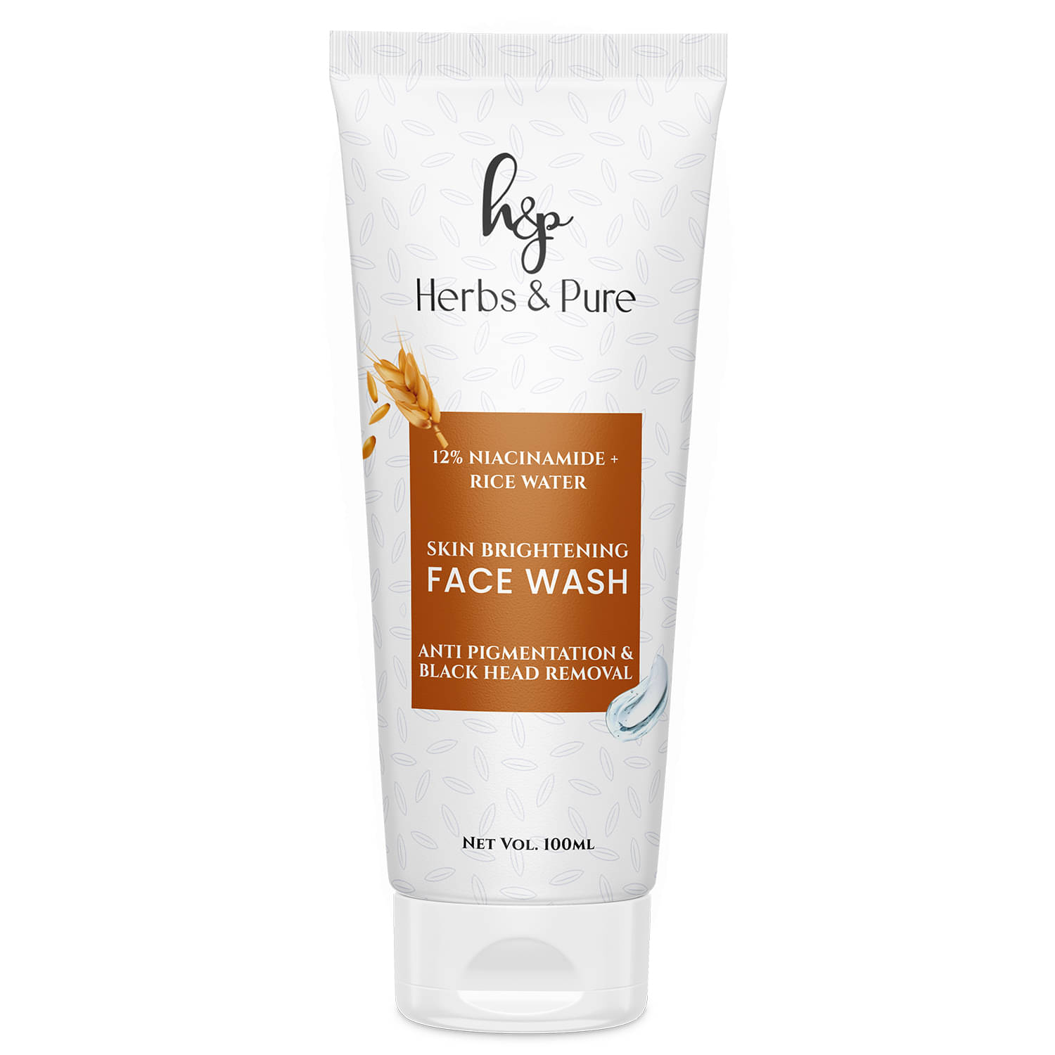     			Herbs and Pure Niacinamide & Rice Water Face Wash for Anti-Pigmentation, 100ml)