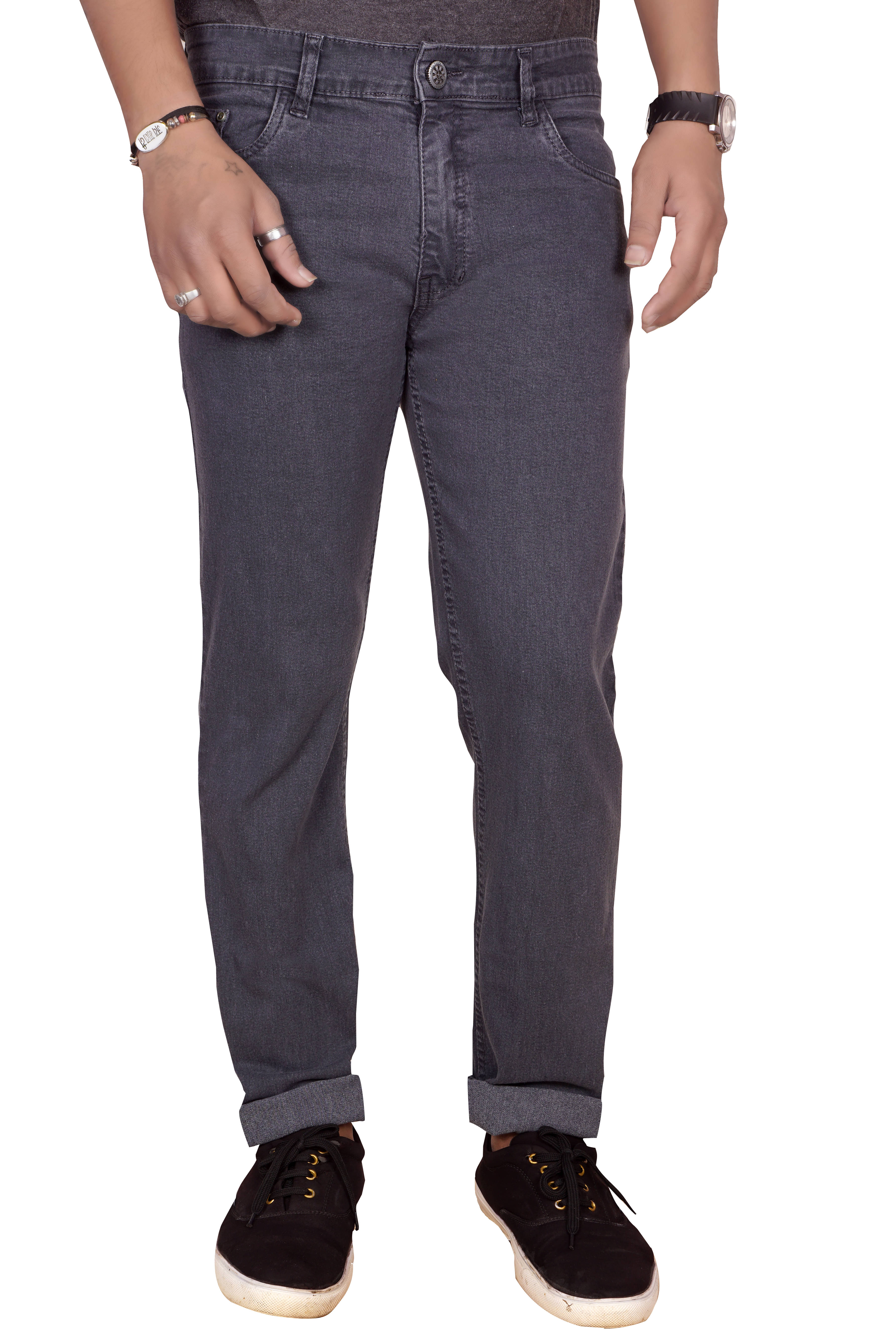     			JB JUST BLACK Regular Fit Cuffed Hem Men's Jeans - Dark Grey ( Pack of 1 )
