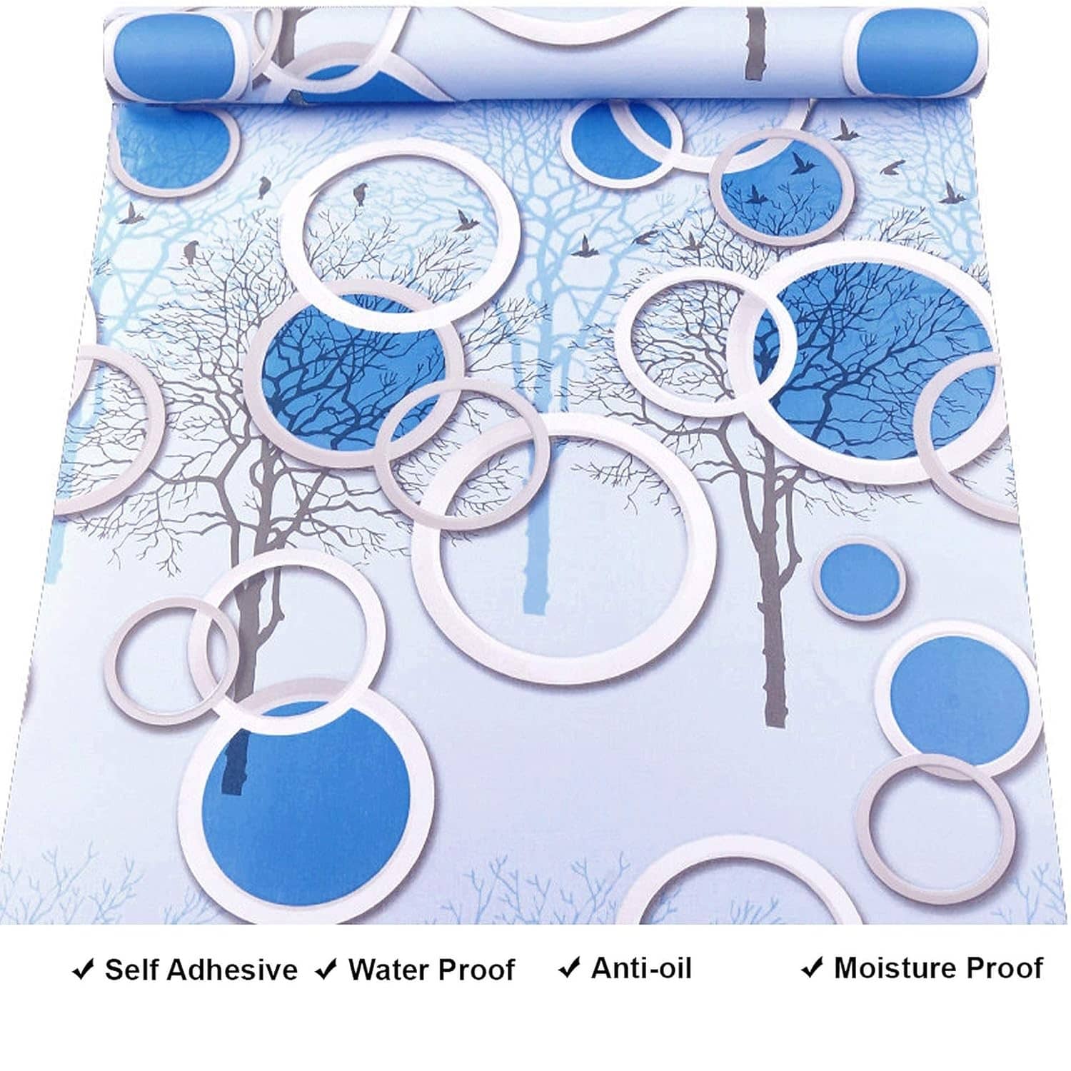 KAAF Nature Wallpaper ( 45 x 1000 ) cm ( Pack of 1 )