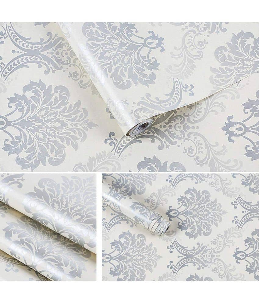 KAAF Floral Wallpaper ( 45 x 1000 ) cm ( Pack of 1 )