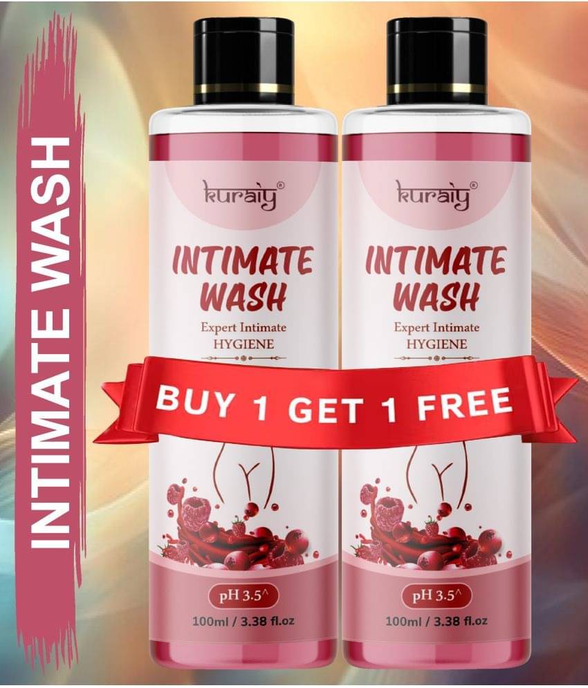 KURAIY Intimate Wash intimate wash Private Part area intimate hygiene wash 100ML Pack of 2 KURAIY Intimate Wash intimate wash Private Part area intimate hygiene wash 100ML Pack of 2